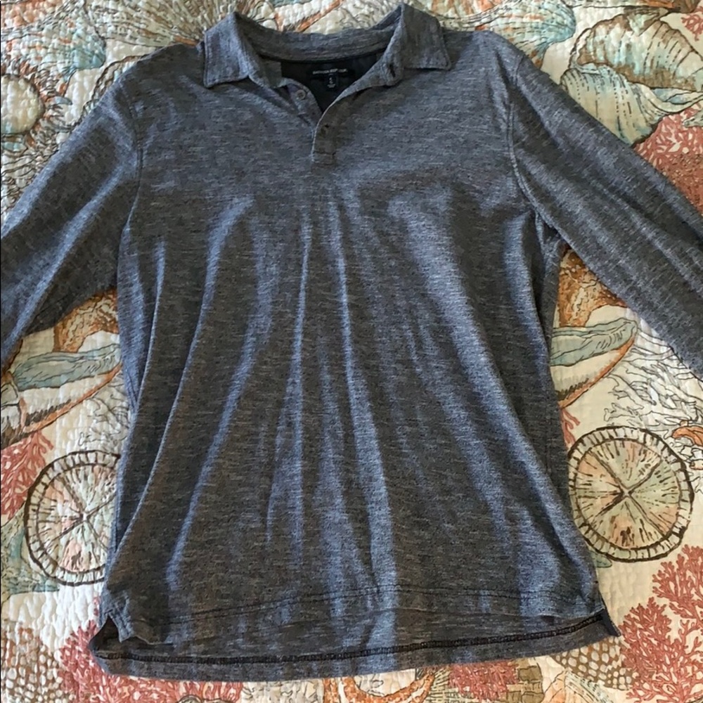 Banana Republic long sleeve polo